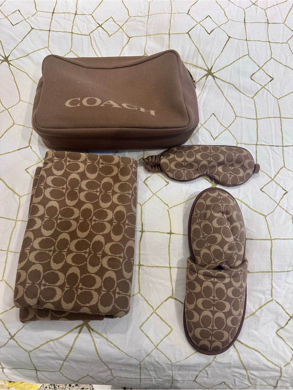 Brand new Coach travel set